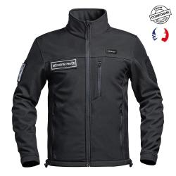 Veste Softshell S&eacute;curit&eacute; Priv&eacute;e Noir - S&eacute;cu-one XL