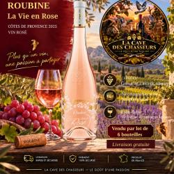Chateau Roubine "la vie en rose"  aop cotes de Provence bio rose 2025 75cl livraison gratuite