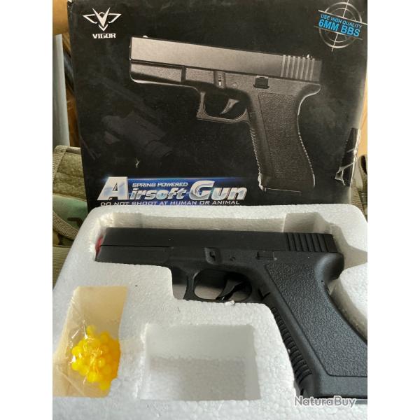 Pistolet airsoft spring abs