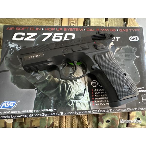 CZ 75D compact gaz airsoft