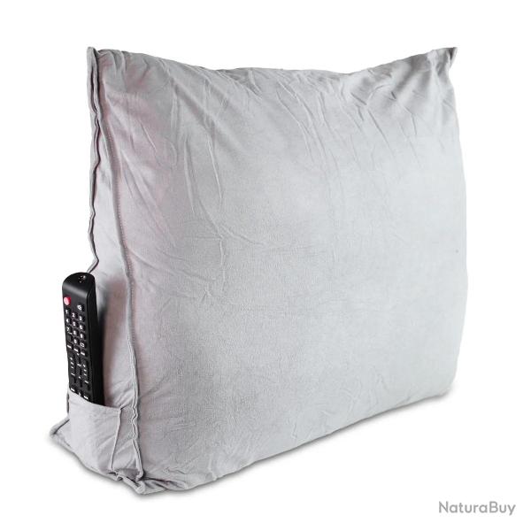 Coussin de Lecture Ergonomique Ultra-Confort - Soutien Nuque & Dos