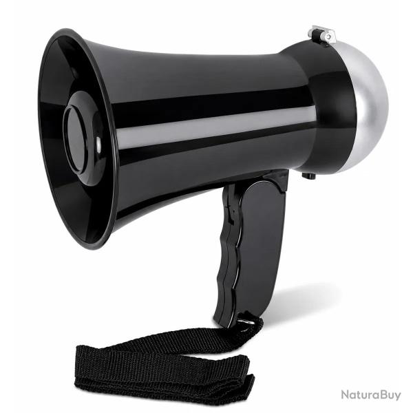 Mini M�gaphone Portable 2-en-1 avec Sir�ne - 105 dB