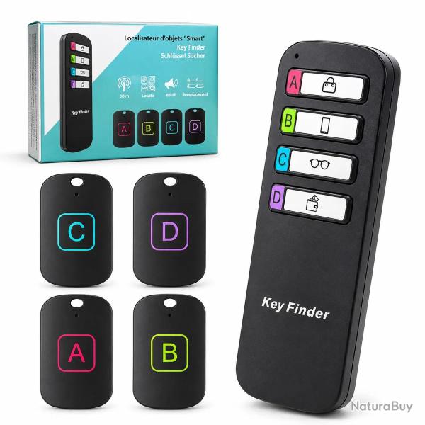 Localisateur d'Objets Intelligent avec 4 R�cepteurs - Retrouvez Vos Affaires en un Clic