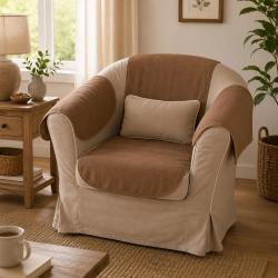 3 Protections pour Fauteuil chocolat