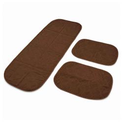 3 Protections pour Canap&eacute; Chocolat