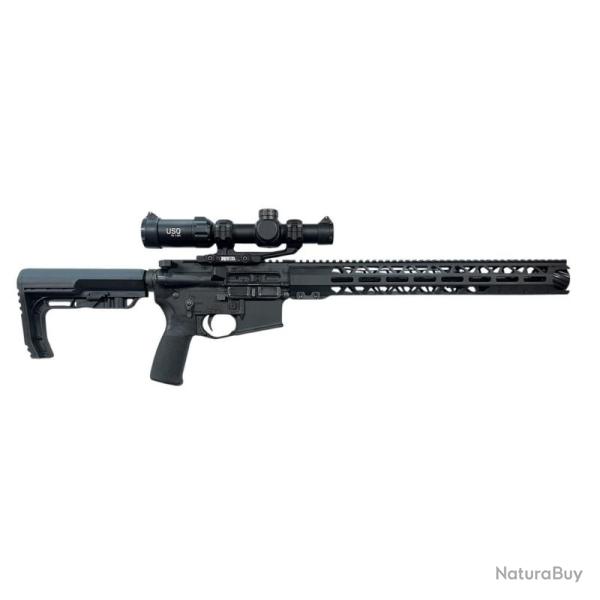 CARABINE RANGE READY LVOA CANON 14.58" + LUNETTE US OPTICS 1-8x .223 WYLDE - ZRODELTA