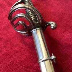 Beau sabre Officier Arm&eacute;e d'Afrique Seconde moiti&eacute; du 19 &eacute;me Siecle.