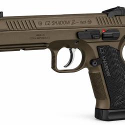Vente flash ! Pistolet CZ 75 Shadow 2 Cerakote Burnt Bronze- Cal.  9x19mm
