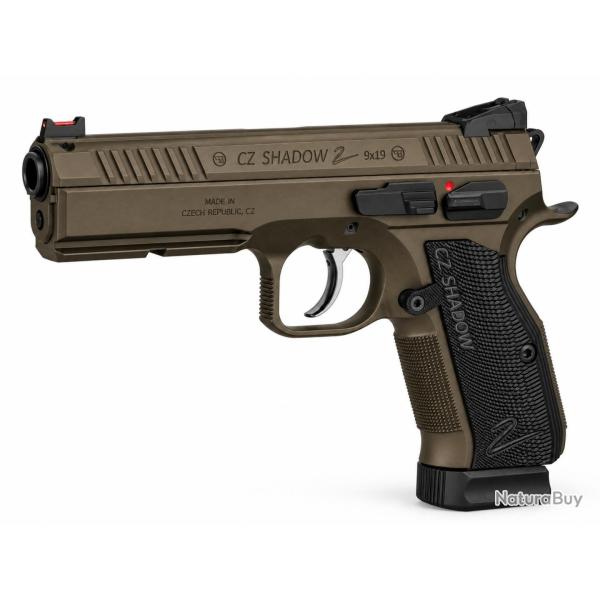Vente flash ! Pistolet CZ 75 Shadow 2 Cerakote Burnt Bronze- Cal.  9x19mm