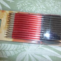 flechettes - rouge/or - x12 flechettes