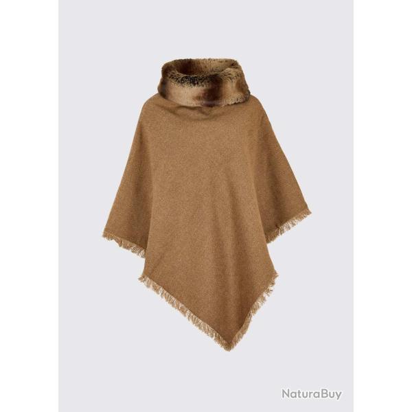 Poncho twill Silverfir Camel