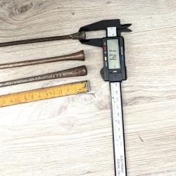 Baguette pr&eacute; 19&egrave;m de rechargement pour fusil poudre noir &agrave; silex ou &agrave; percussion