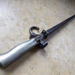 baionnette "rosalie" maillechort quillon ww1 ww2  Lebel matricule identique avec une lettre