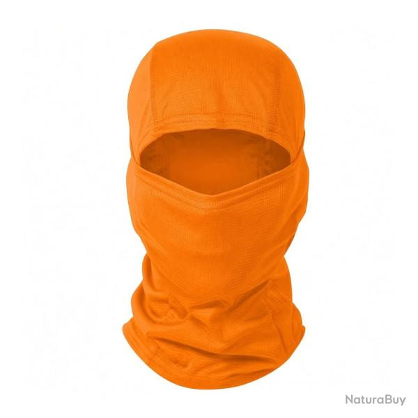 Cagoule Orange Unie Respirante Polyester