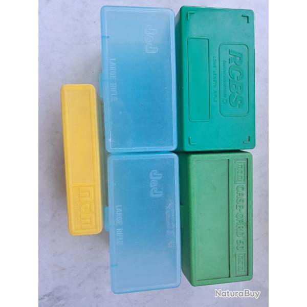 Lot de 5 boites de rangement pour munitions de carabine au prix de 25 euros