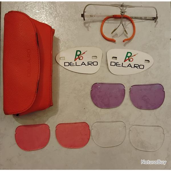 A vendre Lunette et verre de ball-trap DELARO d'occasion