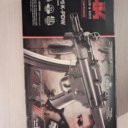 Pistolet mitrailleur MP5 CO2 Umarex 4.5mm Billes aciers - Tr&egrave;s bon &eacute;tat