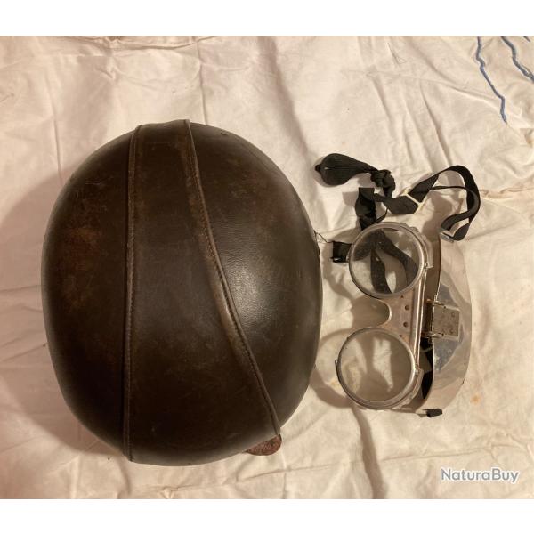 Casque airaille type 11 1940 + lunettes