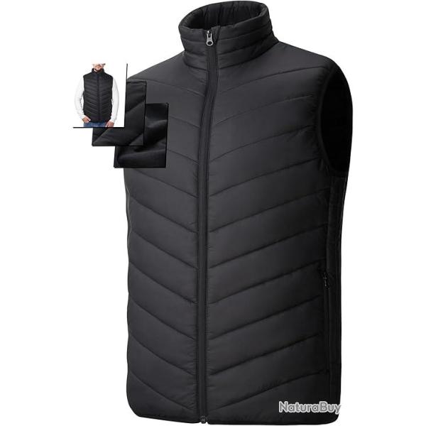 Gilet Sans Manche Veste Hivernale Lavable et Chaude Moto Ski Randonn�e Camping Taille S