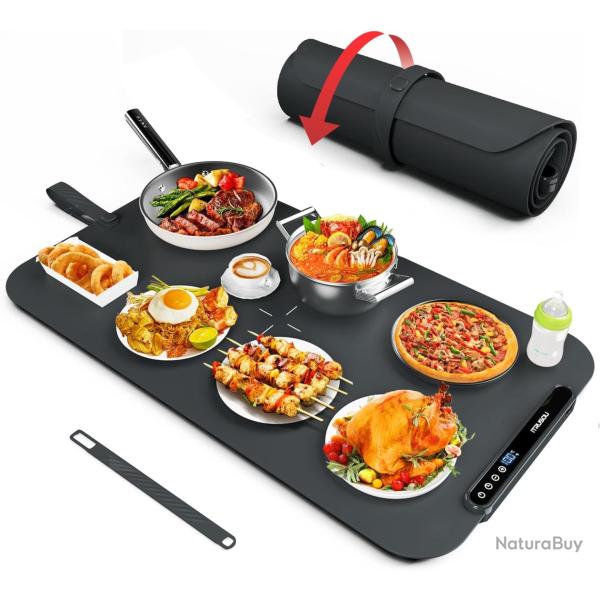 Plaque chauffante pour aliments, R�chauffeur d'aliments Chauffage sur toute la surface, contr�le de