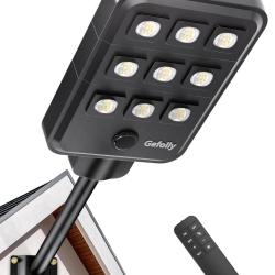 Lampadaire Solaire Exterieur, lumi&egrave;re solaire ext&eacute;rieure Cr&eacute;puscule &agrave; l'Aube IP68 &eacute;clairage 6500K in