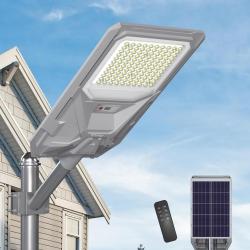 Lampadaire Solaire Exterieur, OLL 6500K Projecteur Led Ext&eacute;rieur Puissant, Spot Solaire avec Detecte