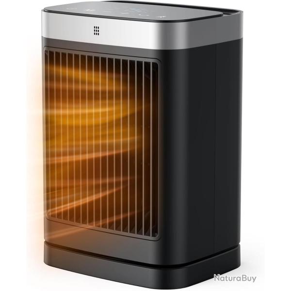 Chauffage d'appoint, 2000W PTC Chauffage Electrique, T�l�commande, 3 Modes, Protection Surchauffe &