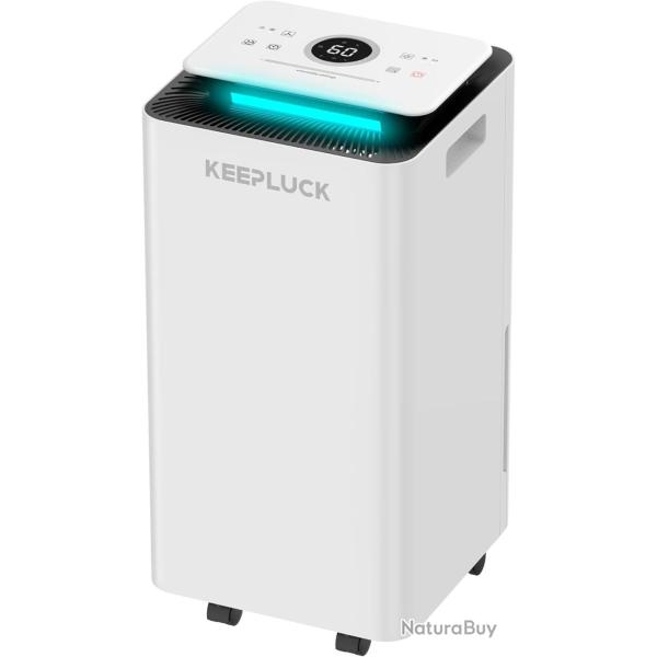 D�shumidificateur 12L/24H Id�al pour 18-24 m� (45-60 m�). Avec �cran tactile, ventilation r�glable,