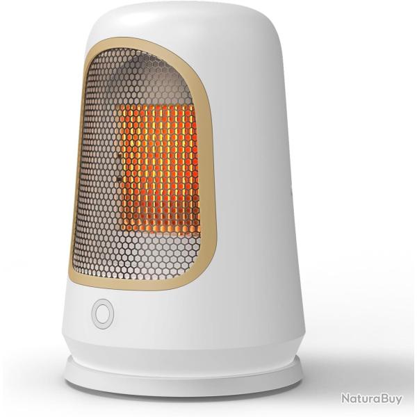 Radiateur soufflant 1500W PTC c�ramique chauffant, chauffage d'appoint portable - Faible consommatio
