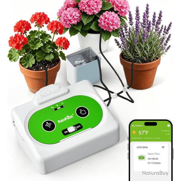 Arrosage Automatique Interieur WiFi, Contr�le � Distance via APP, Arroseur Automatique pour Plantes