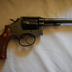 R&eacute;volver rare Smith et Wesson model 10.5 canon 6 pouces 1/4