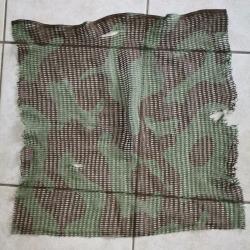 Filet camouflage arm&eacute;e fran&ccedil;aise Indo Alg&eacute;rie 47 cm sur 48 cm