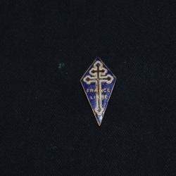 FORCES NAVALES FRANCAISES LIBRES-FNFL-INSIGNE ORIGINAL (33 mm) FRANCE LIBRE 2&deg;WW