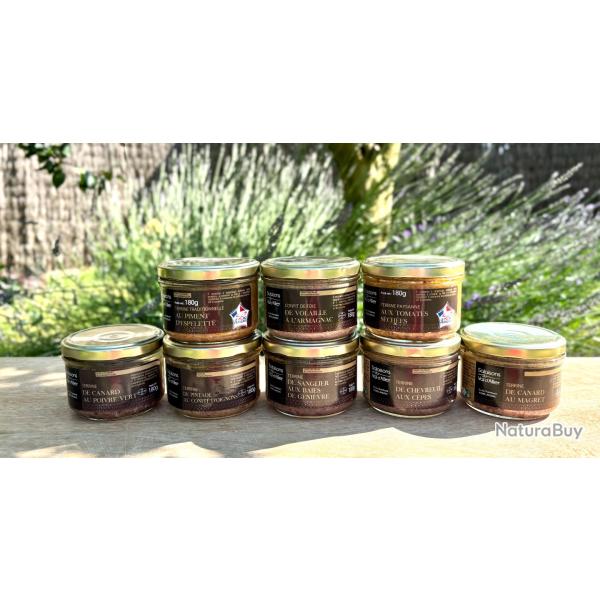 Lot surprise de 5 terrines