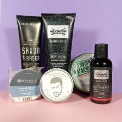 Lot complet de soins & savons de rasage traditionnel