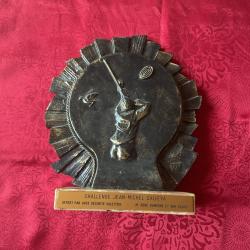 Plaque d&eacute;corative Ball trap et chasse, pas de prix de r&eacute;serve