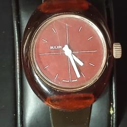 Jolie montre vintage BULER des ann&eacute;es 1960-1970