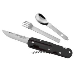 Couteau pliant TB Outdoor Bivouac L&eacute;gion Etrang&egrave;re avec couverts