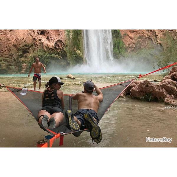 Tentsile T-Mini � Hamac 3 points 2 places, filet noir