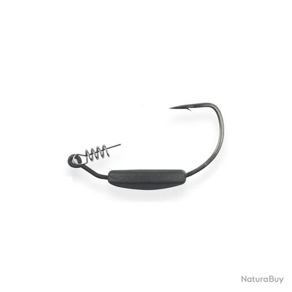 Hame�on Texan Plomb� Scratch Tackle Body Leaf Jig Head 2,5g n�1 Par 5