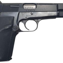 FOIRE OCCASION - PISTOLET FN HERTAL MOD GP35 CAL.9X19 - DAT&Eacute; 1944-1945
