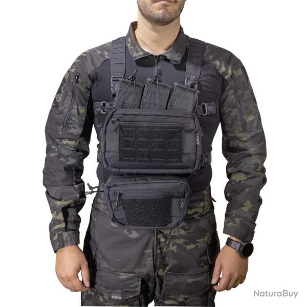 CHEST RIG FLINT MK1 - CORSO TACTICAL NOIR