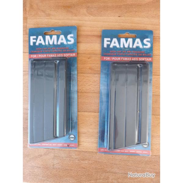 2 chargeurs neufs FAMAS airsoft