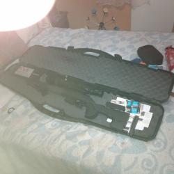 CARABINE crosse grs HOWA 308W +LUNETTE BURRIS LASERSCOPE III BALLISTIC 4-16X50 servie juste z&eacute;rotage