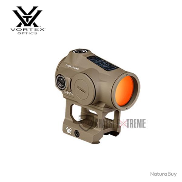 Viseur Point Rouge VORTEX Crossfire II Solar 2 Moa Tan