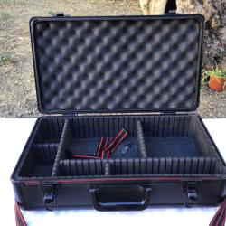Mallette de transport aluminium armes ou appareil photos