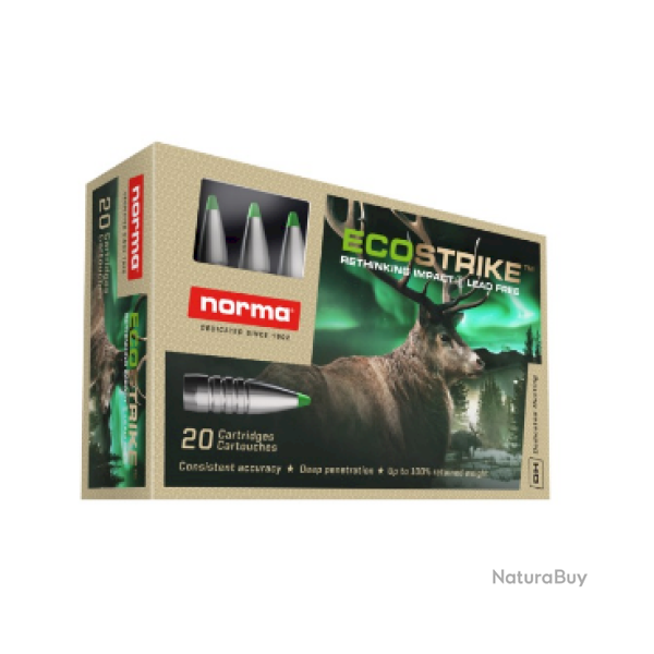 NORMA 9.3x74R 250GR ECOSTRIKE