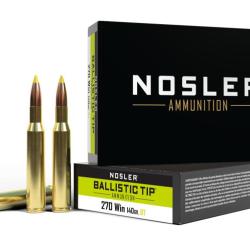 NOSLER 270WIN 140GR BALLISTIC TIP