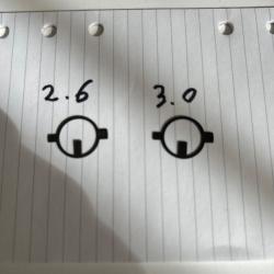 Lot de 2 guidons &agrave; lame feinwerbau