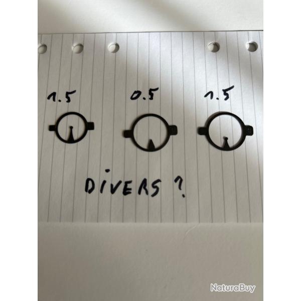 Lot de 3 Guidons � lame divers ?